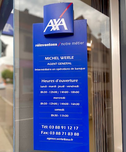 AXA Assurance Et Banque Michel Werle, Agence d'Assurances à Saverne