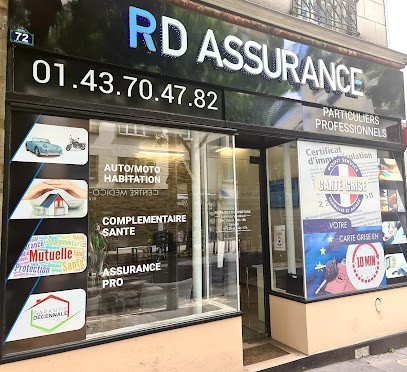 RD ASSURANCE, Agence d'Assurances à Paris 20