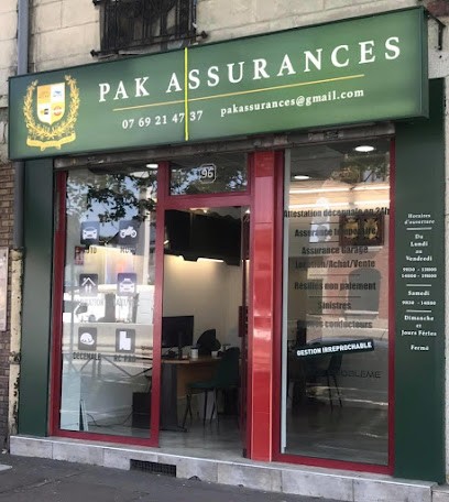 Pak Assurances, Agence d'Assurances à La Courneuve