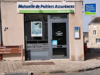 Mutuelle De Poitiers Assurances - Nicolas BEAU, Agence d'Assurances à Mirebeau